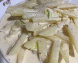 簡易料理-奶香明太子炒馬鈴薯的食譜步驟2照片