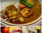 A picture of step 10 of Quick and Easy Pressure Cooker Curry Rice.