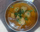 A picture of step 18 of Mutton kofta.