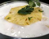 A picture of step 1 of Pineapple raita.