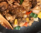 A picture of step 5 of Chicken and Pineapple.