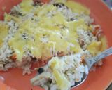 Foto langkah ke 7 dari resep Baked Mushroom Rice with Mozzarella.
