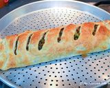 Foto del passaggio 7 della ricetta Strudel salato con broccoli e carne trita