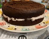 Foto del paso 3 de la receta Tarta cumple 1 Carmen - tarta de chocolate, trufa y Nata con confeti