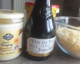 A picture of step 1 of Chicken with Vin Jaune and Comté Gratin.