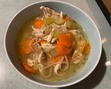 A picture of step 3 of Chicken Noodle Soup.