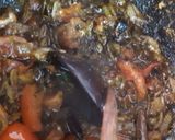 A picture of step 3 of Kerala style semi dry chicken curry.