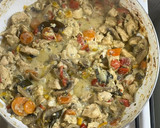 Foto del paso 5 de la receta: Pollo con champiñones cremoso (súper sano)