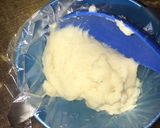 A picture of step 4 of Semovita tuwo🍚.