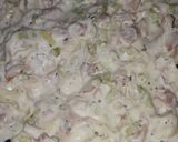 Baconös-hagymás szósz recept fázis 2 fotója