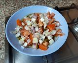 Une image de l'étape 7 de Salade de poivrons grillés.