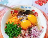 Hình bước làm 1 của món Chả trứng hấp