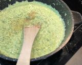 Brokkolis tészta kukoricalisztben forgatott csirkemellel recept fázis 6 fotója
