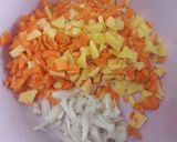 A picture of step 1 of Chicken pie with coconut milk.