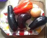 Foto del paso 1 de la receta: Canastitas de berenjena queso azul y cebolla 🍆🧅🧀