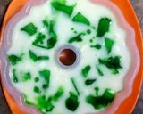 Foto langkah ke 4 dari resep Puding Santan Lapis buah Naga.