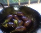 A picture of step 7 of Ennai Kathirikai (Oily Brinjal).
