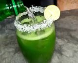 A picture of step 3 of Mint Margarita🍀💚.