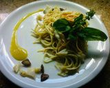 Foto del paso 4 de la receta: Pasta con Bacalao al Pil-Pil!