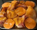 Foto del paso 4 de la receta Pollo con boniato al horno