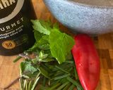 A picture of step 1 of Marinated Leg of Lamb/ with Cornish Memories.