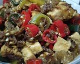 Foto langkah ke 5 dari resep Oseng Lombok kethok tetelan Dan tahu.