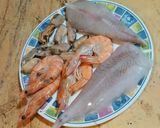 Foto del paso 3 de la receta Sopa de rape, langostinos y mejillones