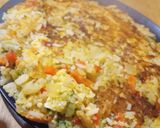 Foto del paso 7 de la receta: Tortilla de arroz con vegetales