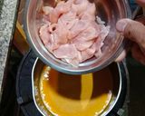A picture of step 2 of Panaeng Curry with Pork.