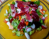 Foto del paso 5 de la receta: Ensalada de habitas baby con jamón