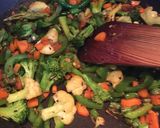 A picture of step 5 of Paneer Veggie Bhaaji.
