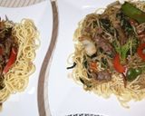 Foto del paso 8 de la receta: Tallarín saltado con carne 🧧