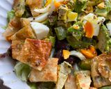 A picture of step 5 of Salad with Leftover Flat Bread.