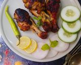 হারিয়ালি চিকেন টাংরি কাবাব (hariyali chicken tangri kabab recipe in Bengali) রেসিপি ধাপ - 8 ছবি