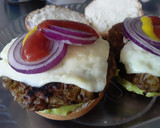 Foto del paso 14 de la receta: Hamburguesas de Arvejas y pencas de acelga de mi casa... 🤔🍔🍔🍔🤨😜!!!