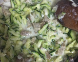 Foto del paso 8 de la receta: Espirales de calabacín con salsa cítrica y seitán