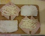 Foto del paso 5 de la receta: Delicioso sándwich de jamón con queso