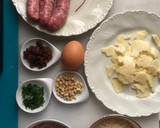 Foto del paso 1 de la receta: Albóndigas de carne de salchicha con queso (en airFryer)