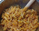 Foto del paso 8 de la receta: Macarrones con tomate, carne picada y chistorra