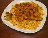 Hentes tokány lapockából tarhonyával recept fázis 5 fotója