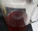 A picture of step 1 of My Iced tea lovely when chilled in the fridge overnight. 🍋☕🧊🥰.