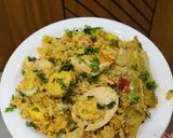 A picture of step 5 of Egg Biryani.