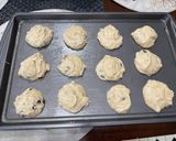 A picture of step 3 of Banana Macademia Nut Chocolate Chip Cookies.