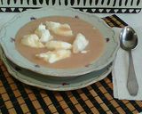 Gyümölcskrémleves(alma+szilva) tojáshab-galuskával recept fázis 5 fotója