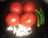 भूने टमाटर की चटनी (bhune tamatar ki chutney recipe in Hindi) रेसिपी चरण 1 फोटो