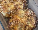 Une image de l'étape 6 de Butternut farcie aux gorgonzola, lardons fumés et oignons.