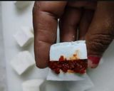 A picture of step 3 of Paneer bites.