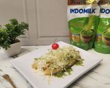 Foto langkah ke 5 dari resep Pisang Bakar Creamy Matcha.