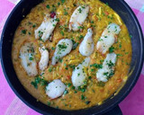 Foto del paso 14 de la receta: Arroz con roux de curry japonés, huevas y cocochas de calamar