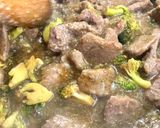 A picture of step 8 of Chinese Beef and Broccoli!.